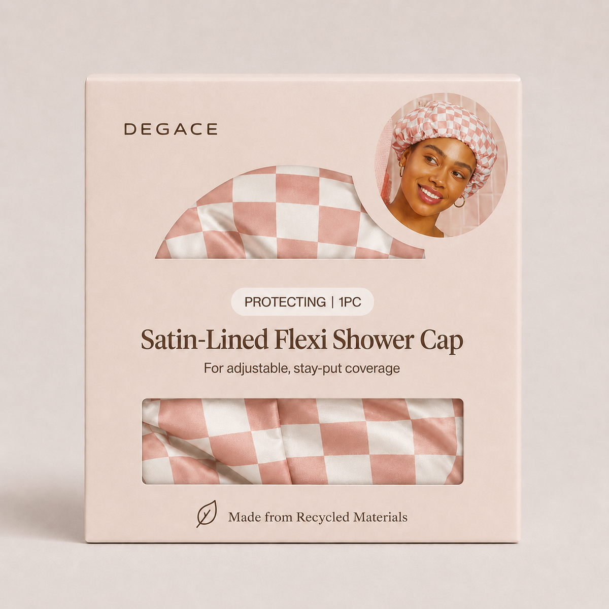 DEGACE™ PREMIUM Flexi Shower Cap