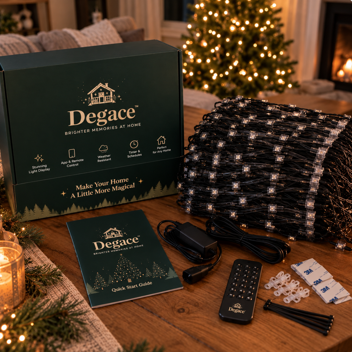 Degace™ Smart Animated Christmas Balcony Lights